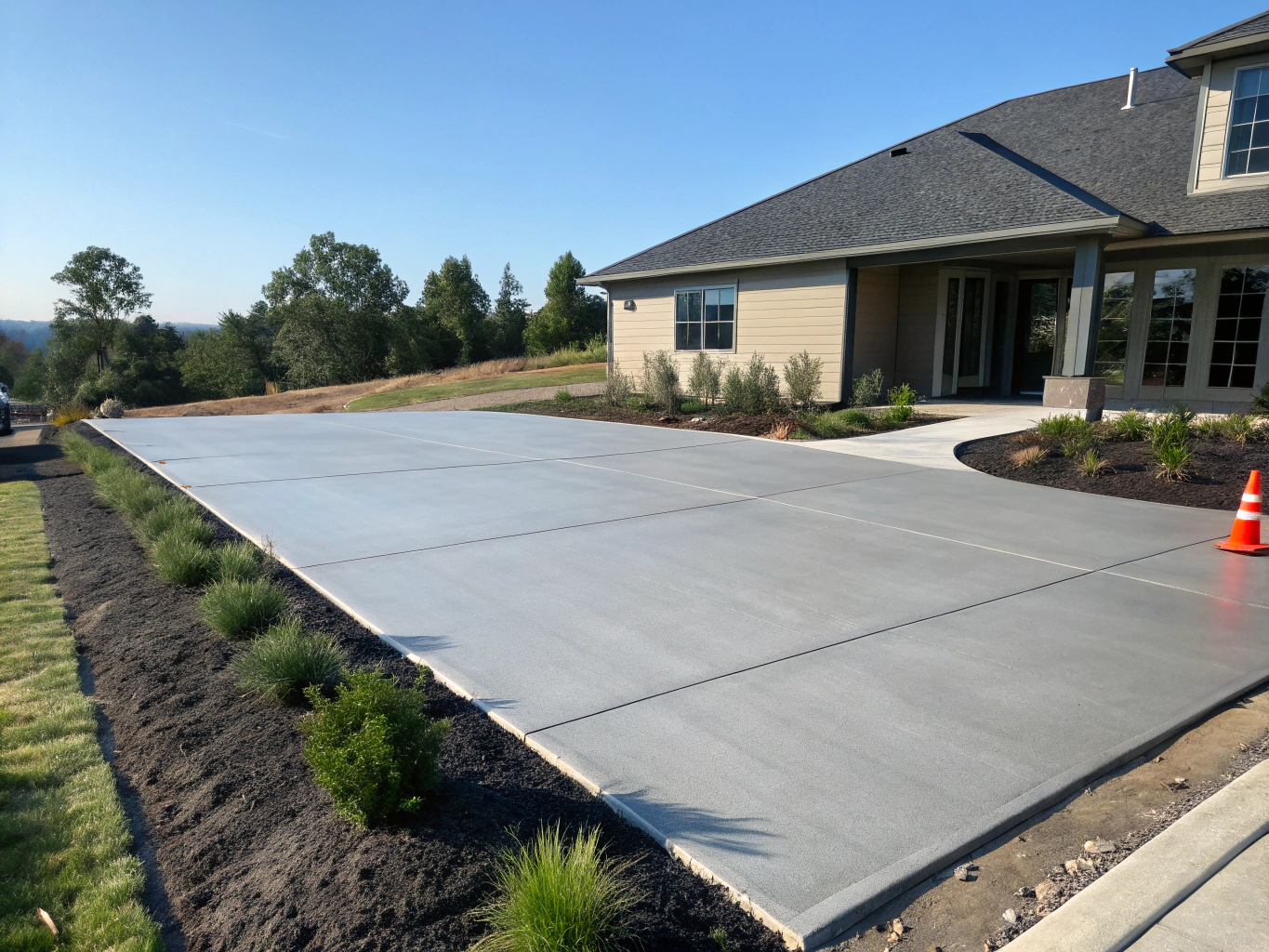 Concrete driveway Houston TX