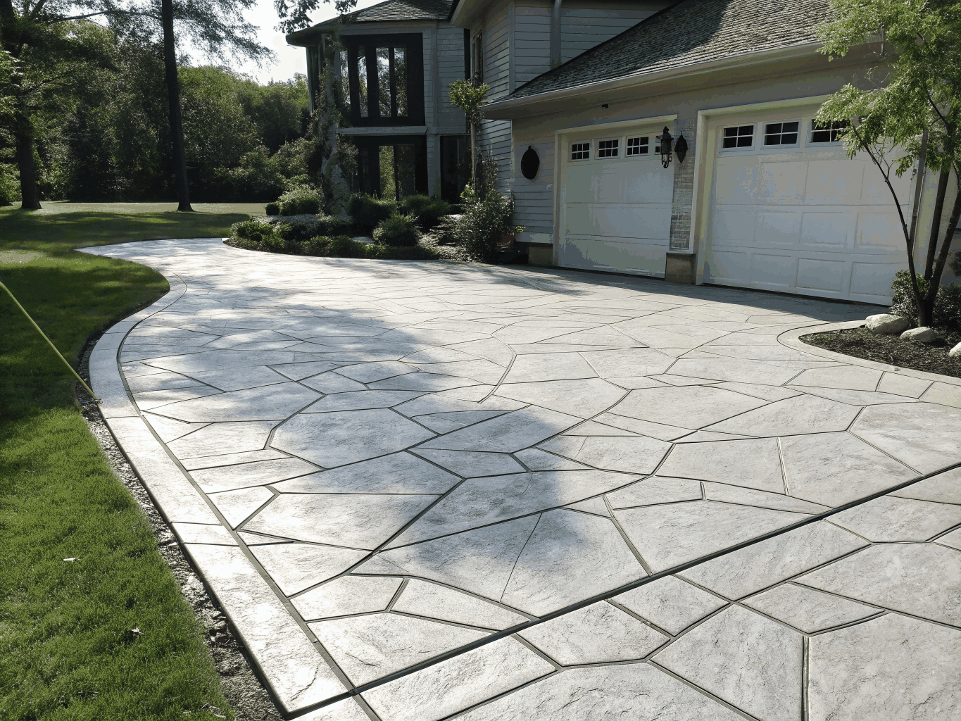 Quality decorative concrete installation completed by Castanon Concrete Designs