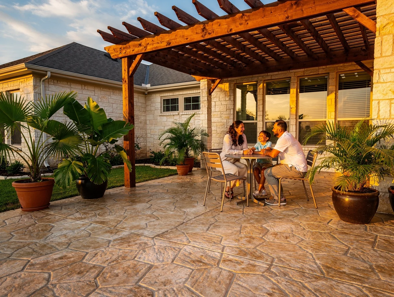Stamped Concrete Patios